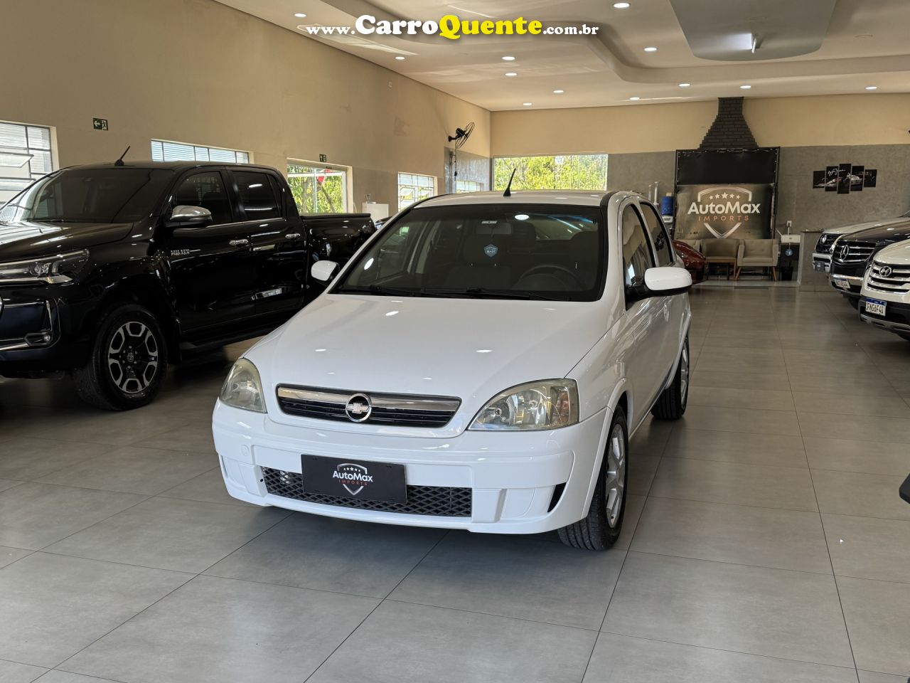 CHEVROLET   CORSA SED. MAXX 1.4 8V ECONOFLEX 4P   BRANCO 2008 1.4 GASOLINA - Loja