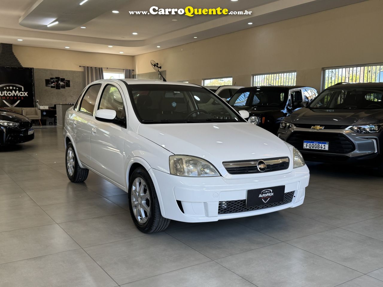 CHEVROLET   CORSA SED. MAXX 1.4 8V ECONOFLEX 4P   BRANCO 2008 1.4 GASOLINA - Loja