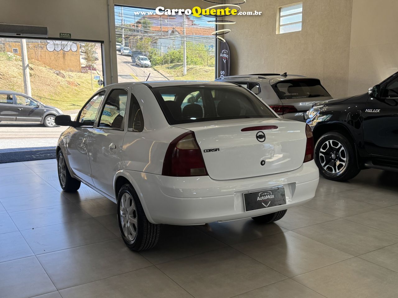CHEVROLET   CORSA SED. MAXX 1.4 8V ECONOFLEX 4P   BRANCO 2008 1.4 GASOLINA - Loja