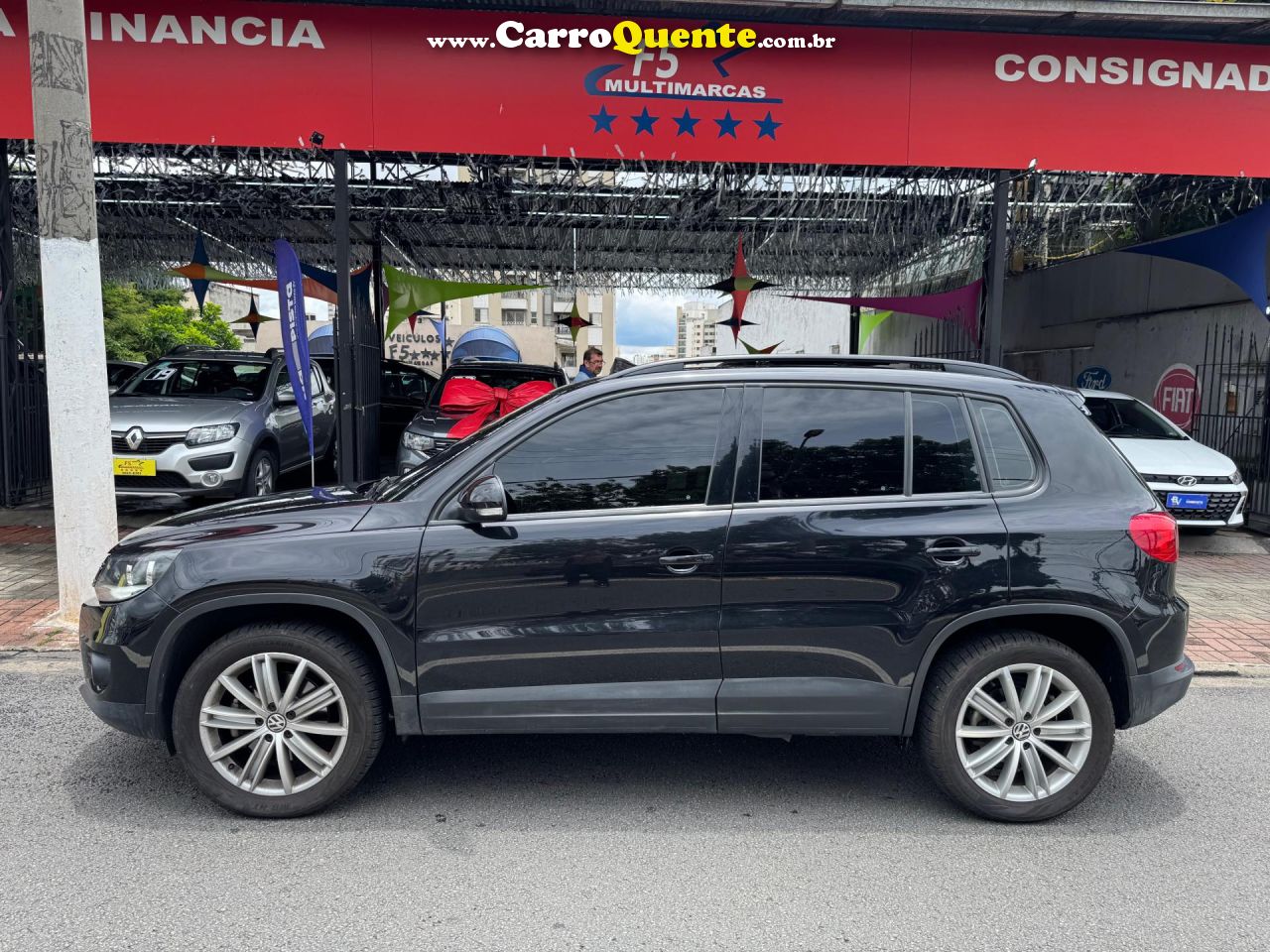 VOLKSWAGEN   TIGUAN 1.4 TSI 16V 150CV 5P   PRETO 2017 1.4 GASOLINA - Loja