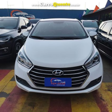 HYUNDAI   HB20S PREMIUM 1.6 FLEX 16V AUT. 4P   BRANCO 2017 1.6 FLEX