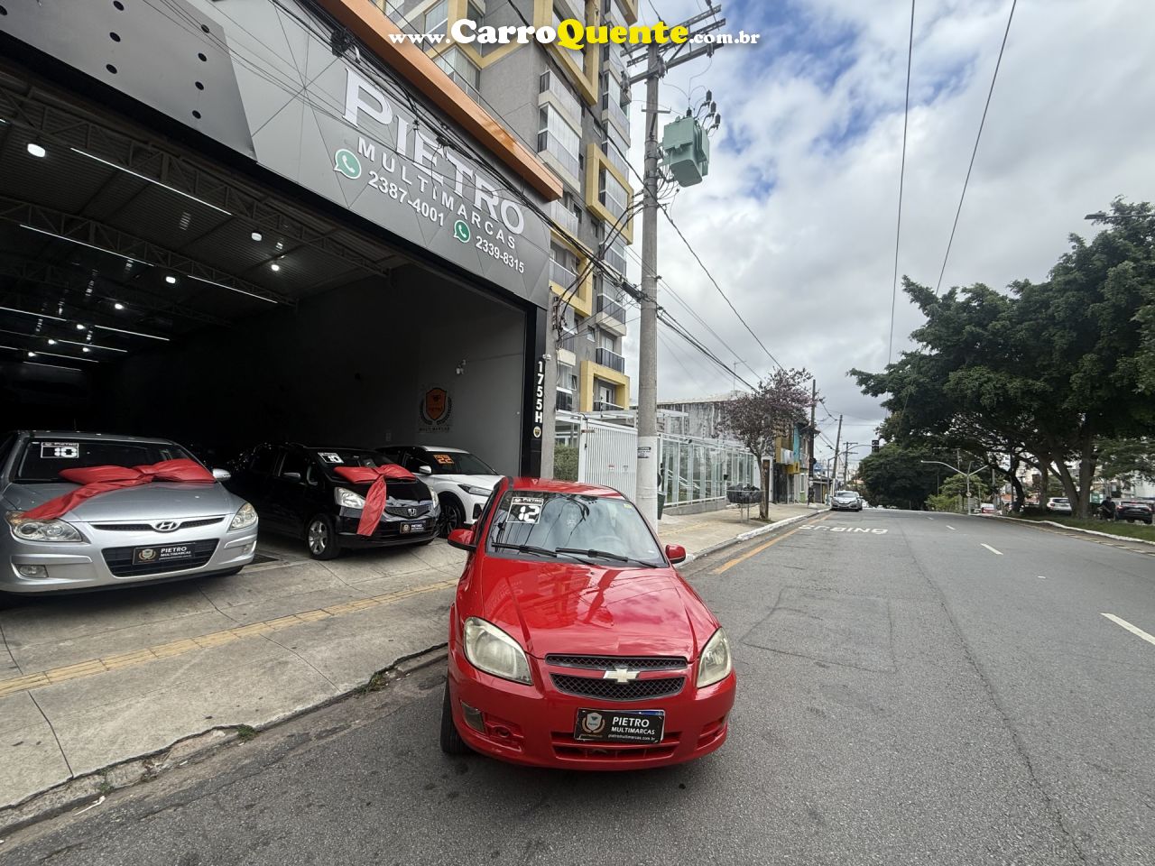 CHEVROLET   CELTA SPIRIT LT 1.0 MPFI 8V FLEXP. 5P   VERMELHO 2012 1.0 FLEX - Loja