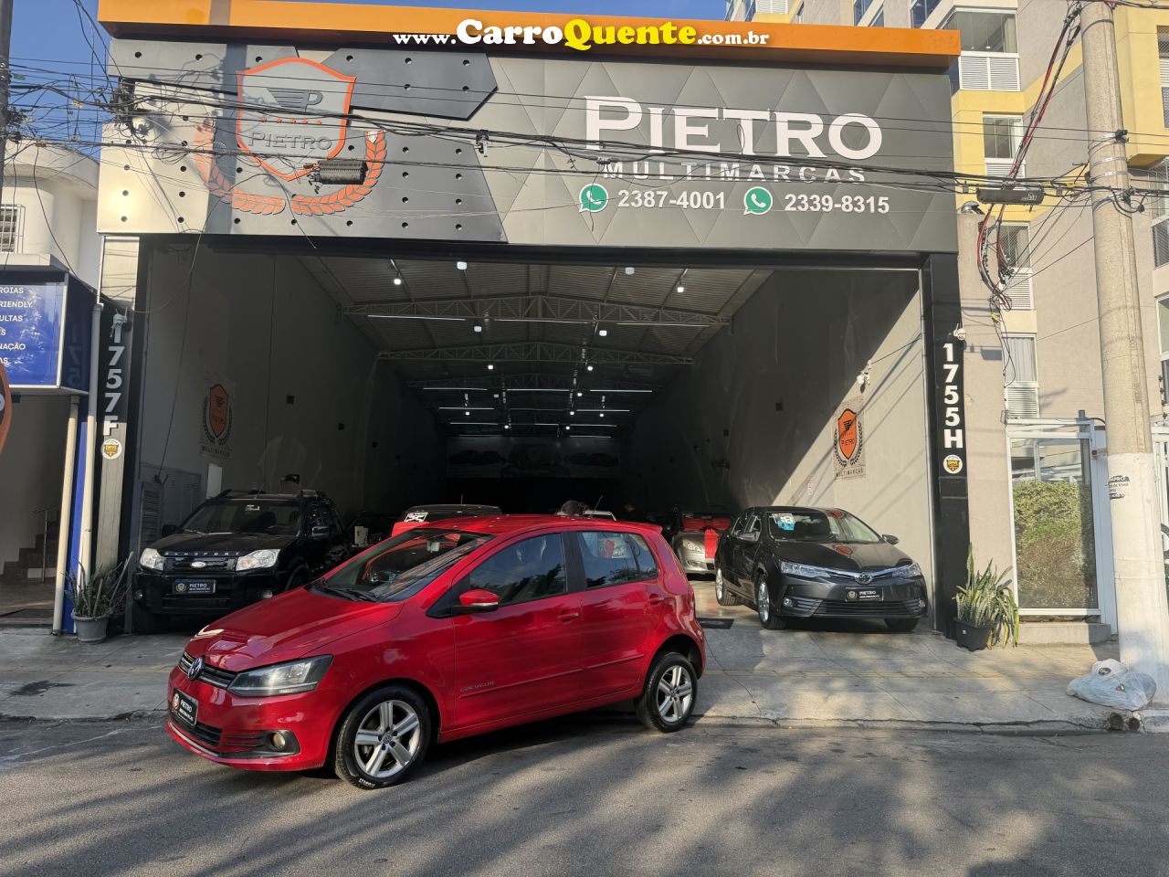 VOLKSWAGEN   FOX COMFORTLINE 1.6 FLEX 8V 5P   VERMELHO 2016 1.6 FLEX - Loja