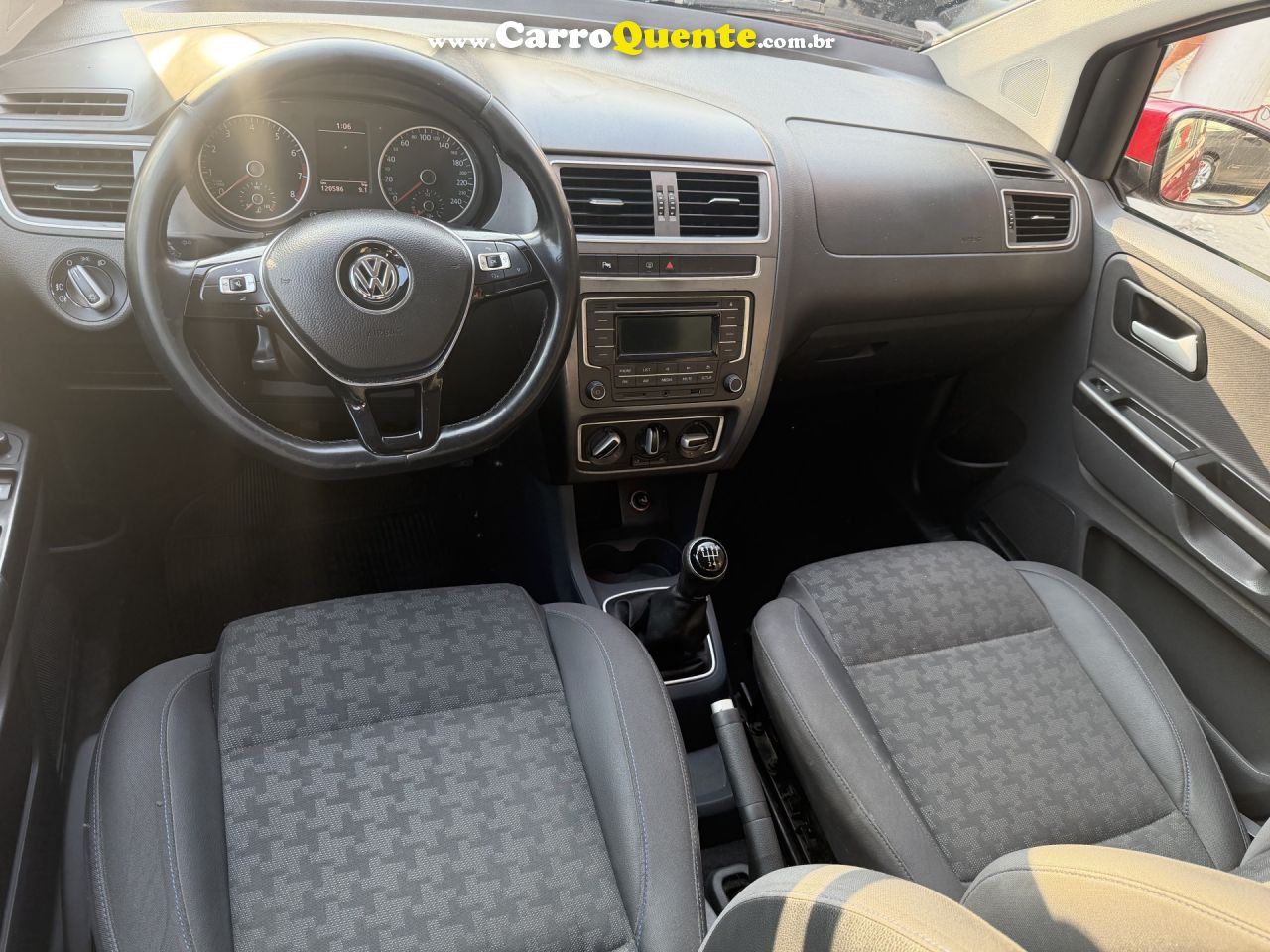 VOLKSWAGEN   FOX COMFORTLINE 1.6 FLEX 8V 5P   VERMELHO 2016 1.6 FLEX - Loja