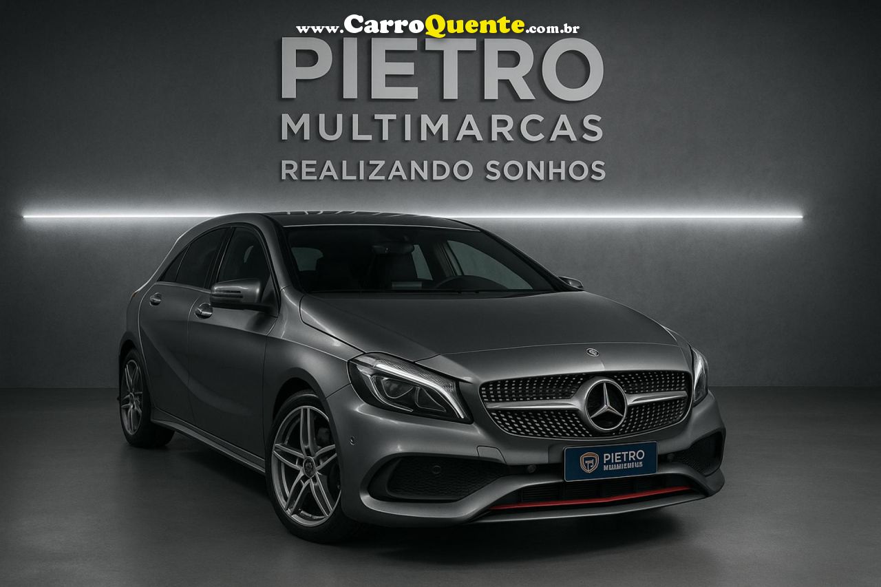 MERCEDES-BENZ   CLASSE A 250 2.0 TB SPORT AUT.   CINZA 2016 2.0 GASOLINA - Loja