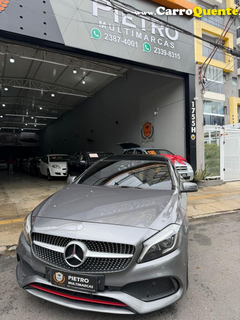 MERCEDES-BENZ   CLASSE A 250 2.0 TB SPORT AUT.   CINZA 2016 2.0 GASOLINA - Loja