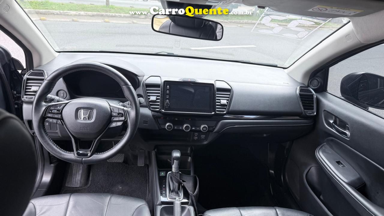HONDA   CITY HATCHBACK TOURING 1.5 FLEX 16V AUT   AZUL 2022 1.5 FLEX - Loja