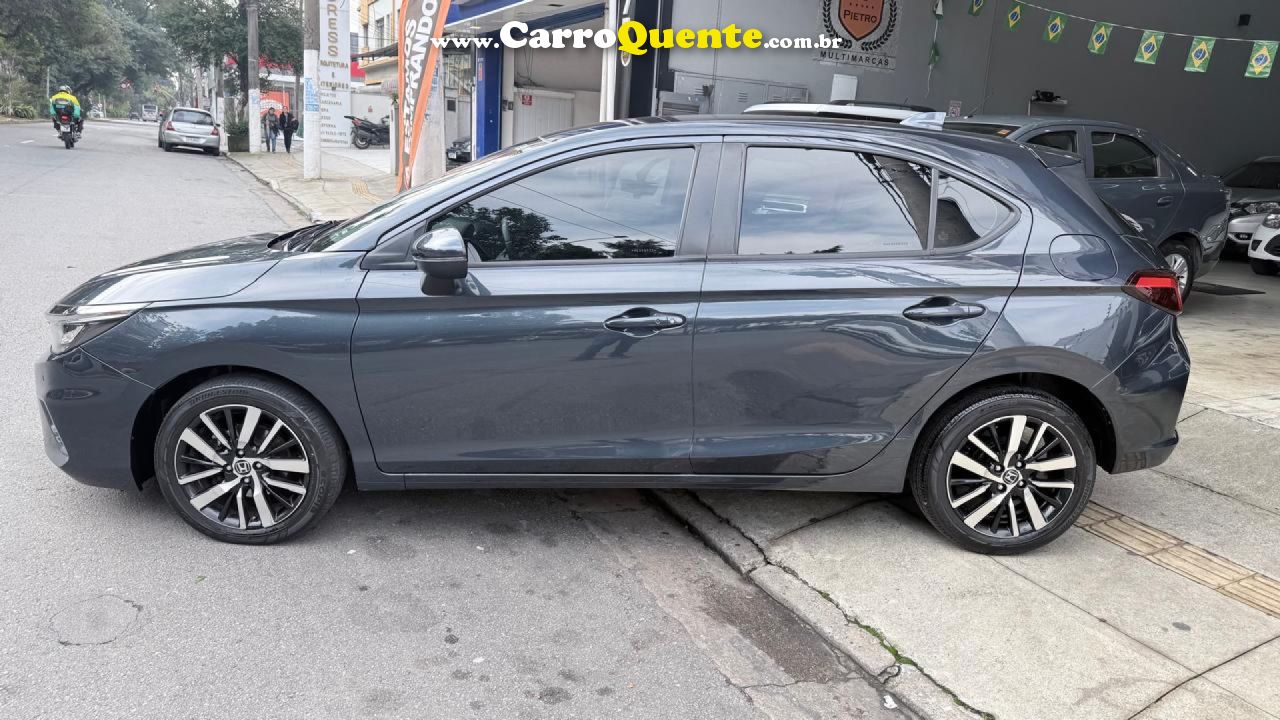 HONDA   CITY HATCHBACK TOURING 1.5 FLEX 16V AUT   AZUL 2022 1.5 FLEX - Loja
