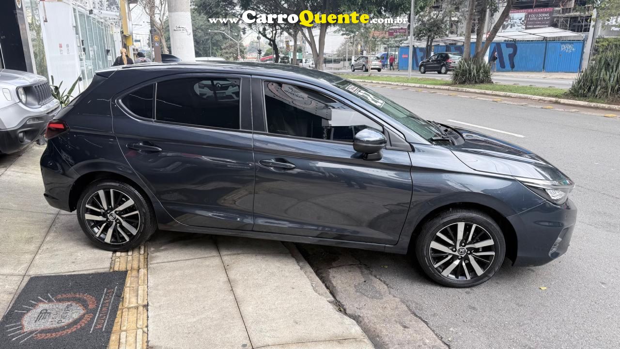 HONDA   CITY HATCHBACK TOURING 1.5 FLEX 16V AUT   AZUL 2022 1.5 FLEX - Loja