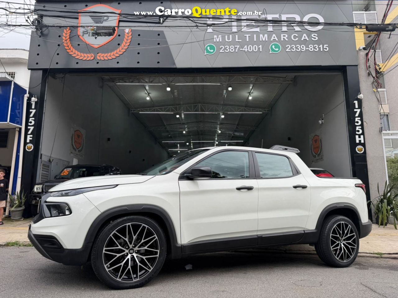 FIAT   TORO ENDURANCE 1.3 T270 4X2 FLEX AUT.   BRANCO 2024 1.3 FLEX - Loja