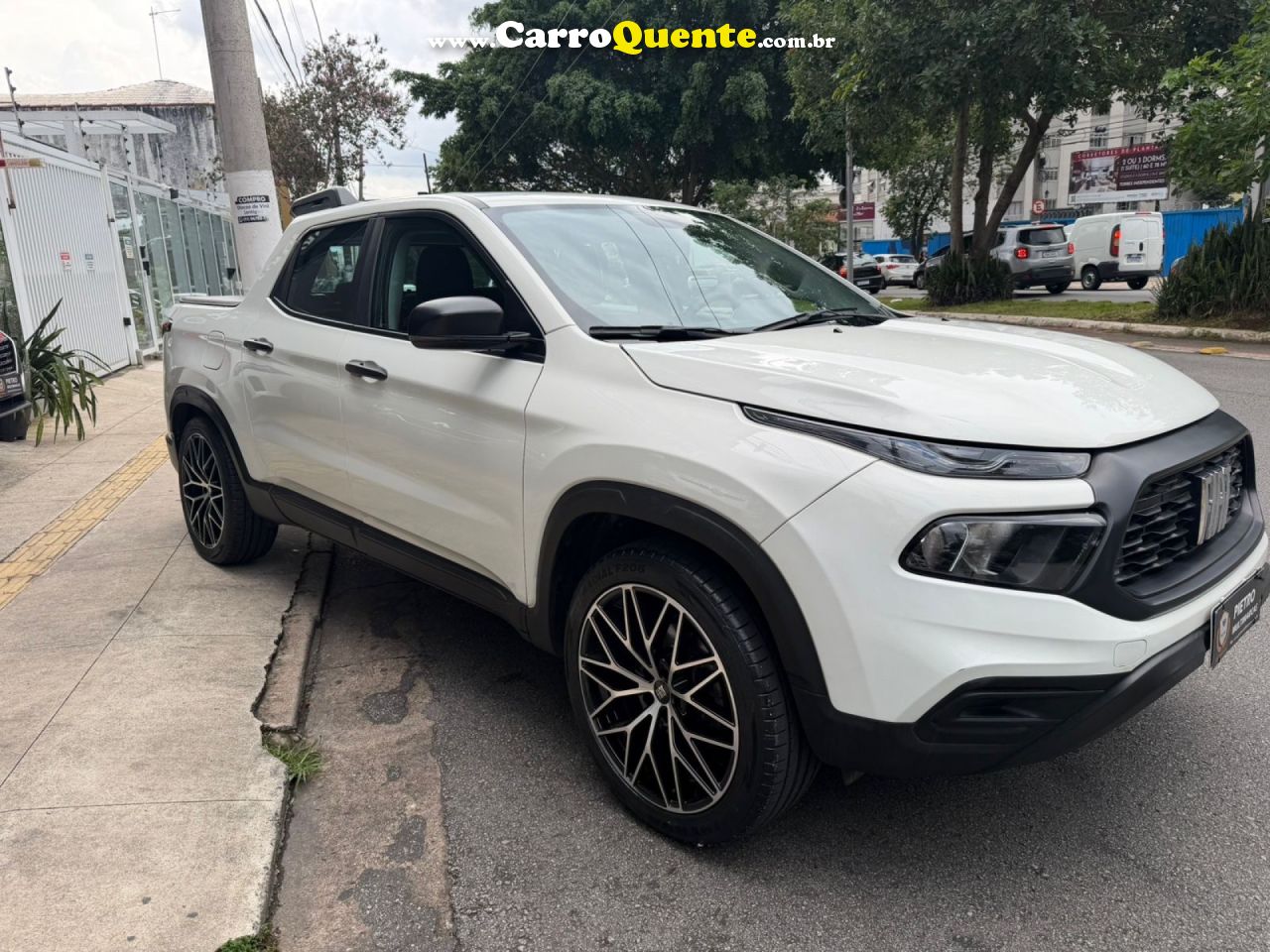 FIAT   TORO ENDURANCE 1.3 T270 4X2 FLEX AUT.   BRANCO 2024 1.3 FLEX - Loja