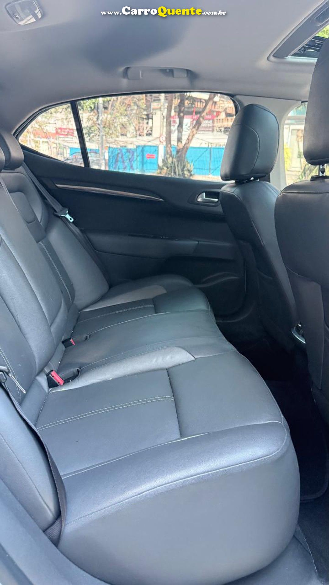 CITROËN   C4 LOUNGE EXCLUSIVE 1.6 TURBO FLEX AUT.   BRANCO 2015 1.6 FLEX - Loja