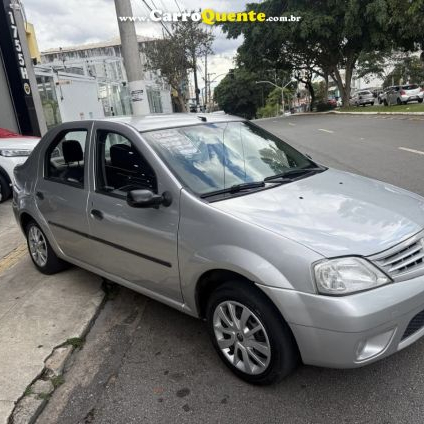 RENAULT   LOGAN AUTHENTIQUE HI-FLEX 1.0 16V 4P   PRATA 2010 1.0 FLEX