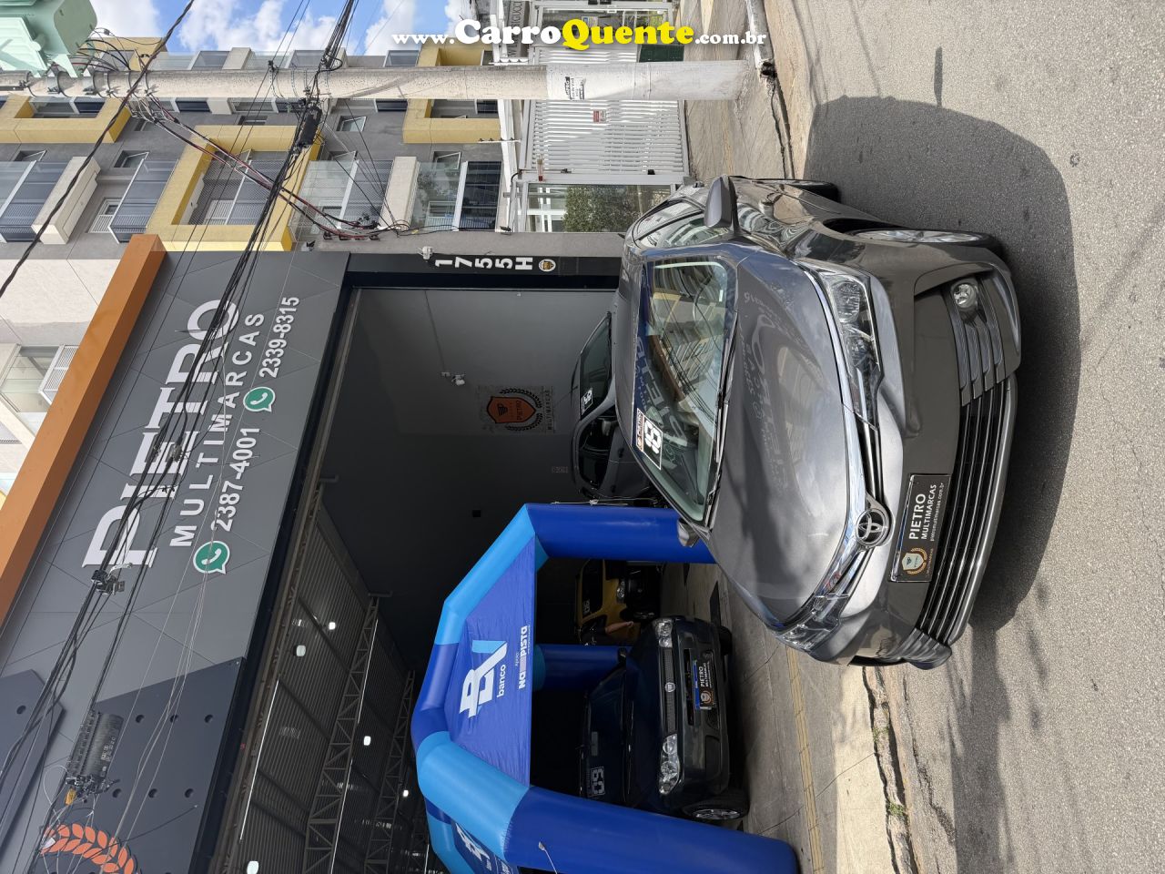 TOYOTA   COROLLA XEI 2.0 FLEX 16V AUT.   CINZA 2018 2.0 FLEX - Loja