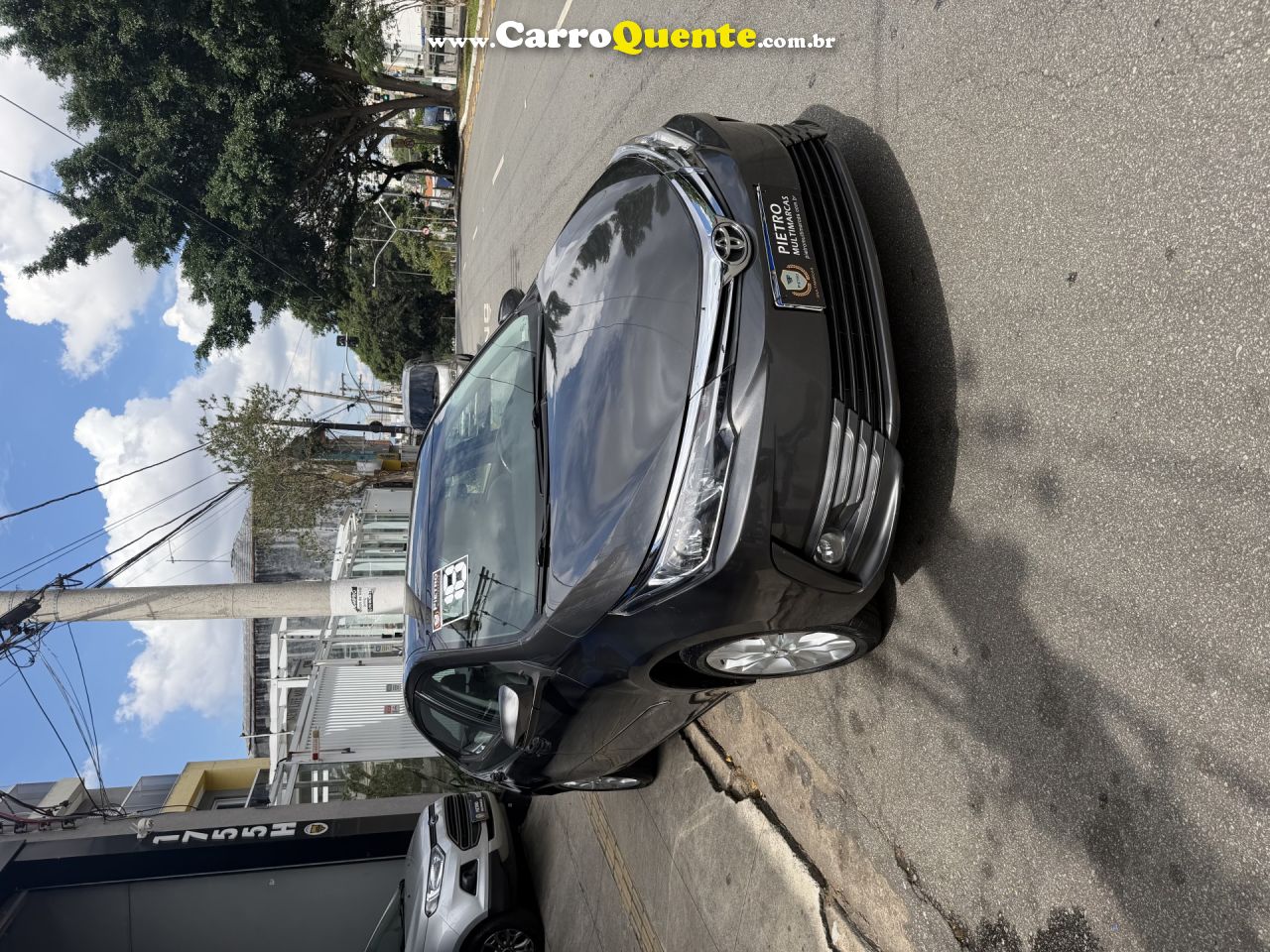 TOYOTA   COROLLA XEI 2.0 FLEX 16V AUT.   CINZA 2018 2.0 FLEX - Loja