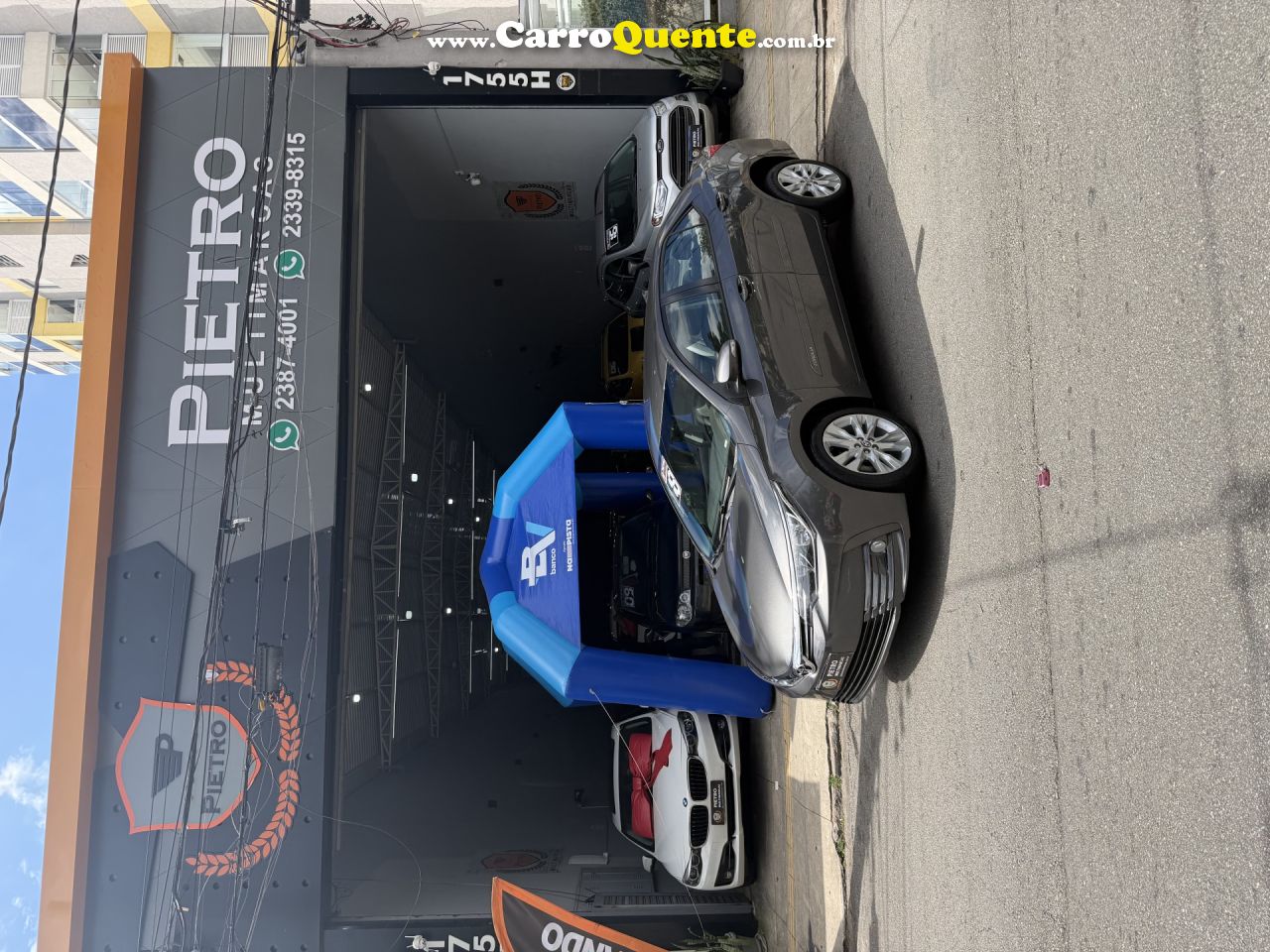 TOYOTA   COROLLA XEI 2.0 FLEX 16V AUT.   CINZA 2018 2.0 FLEX - Loja