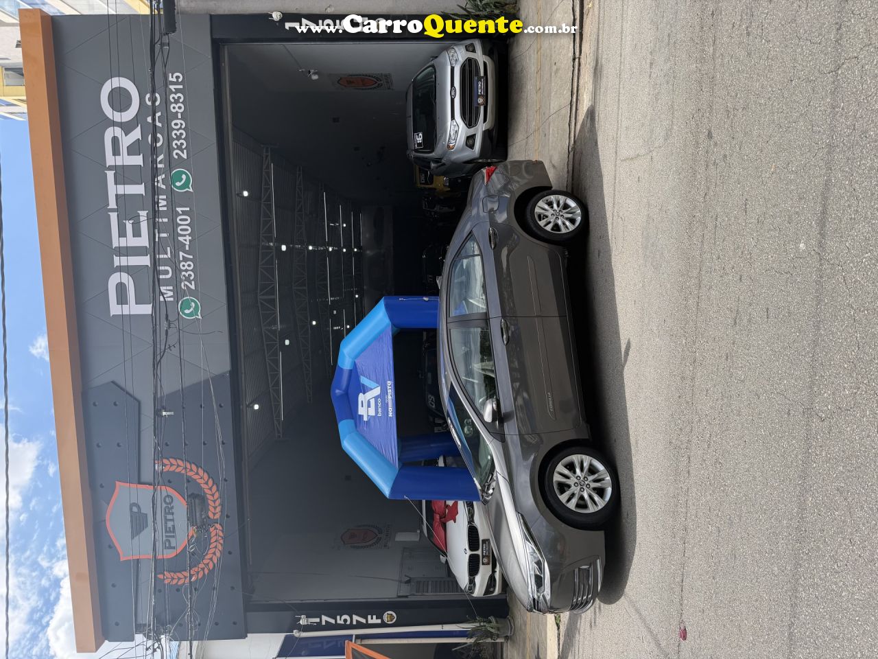 TOYOTA   COROLLA XEI 2.0 FLEX 16V AUT.   CINZA 2018 2.0 FLEX - Loja