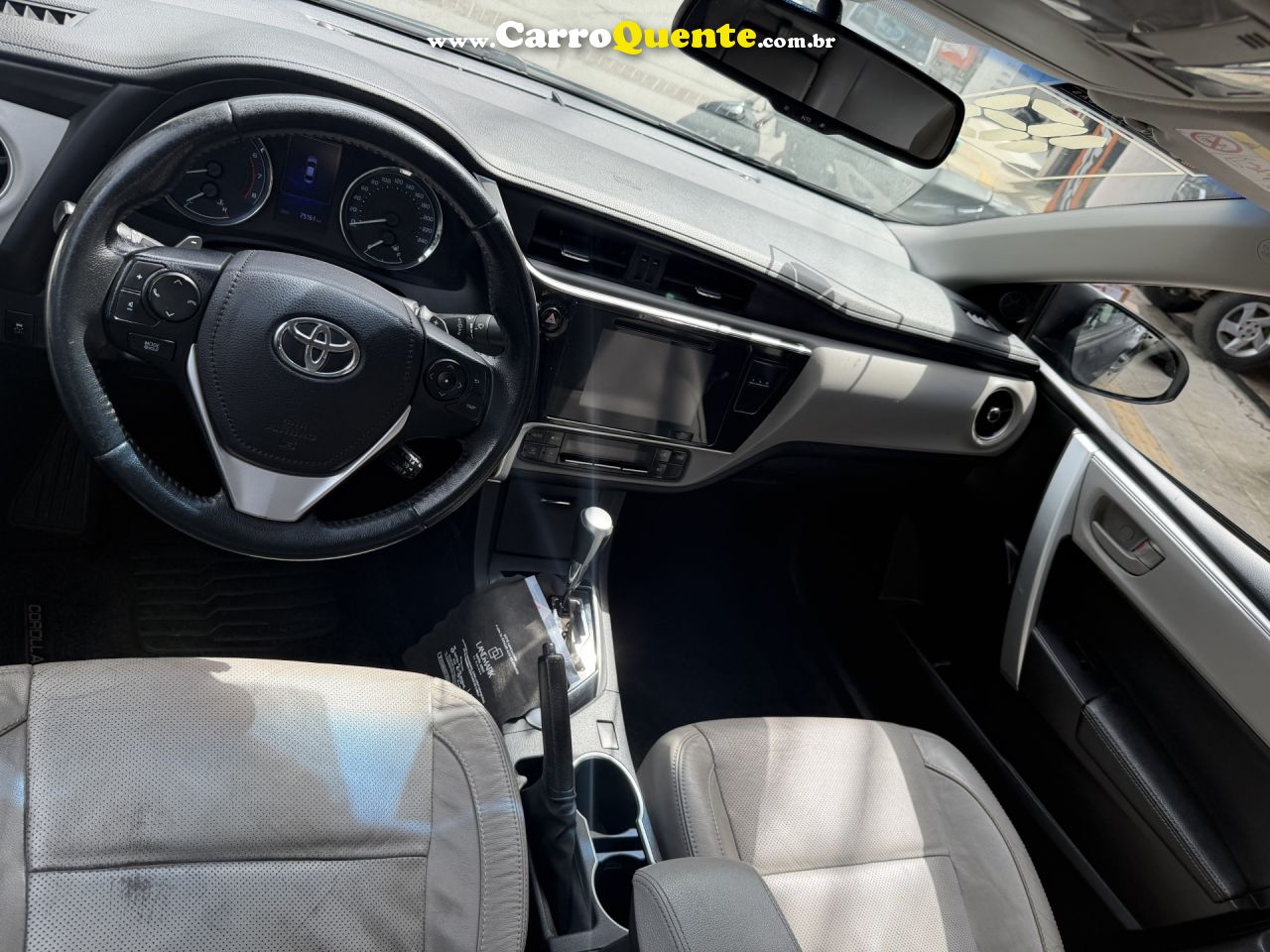 TOYOTA   COROLLA XEI 2.0 FLEX 16V AUT.   CINZA 2018 2.0 FLEX - Loja