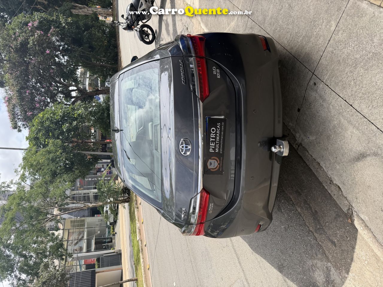 TOYOTA   COROLLA XEI 2.0 FLEX 16V AUT.   CINZA 2018 2.0 FLEX - Loja