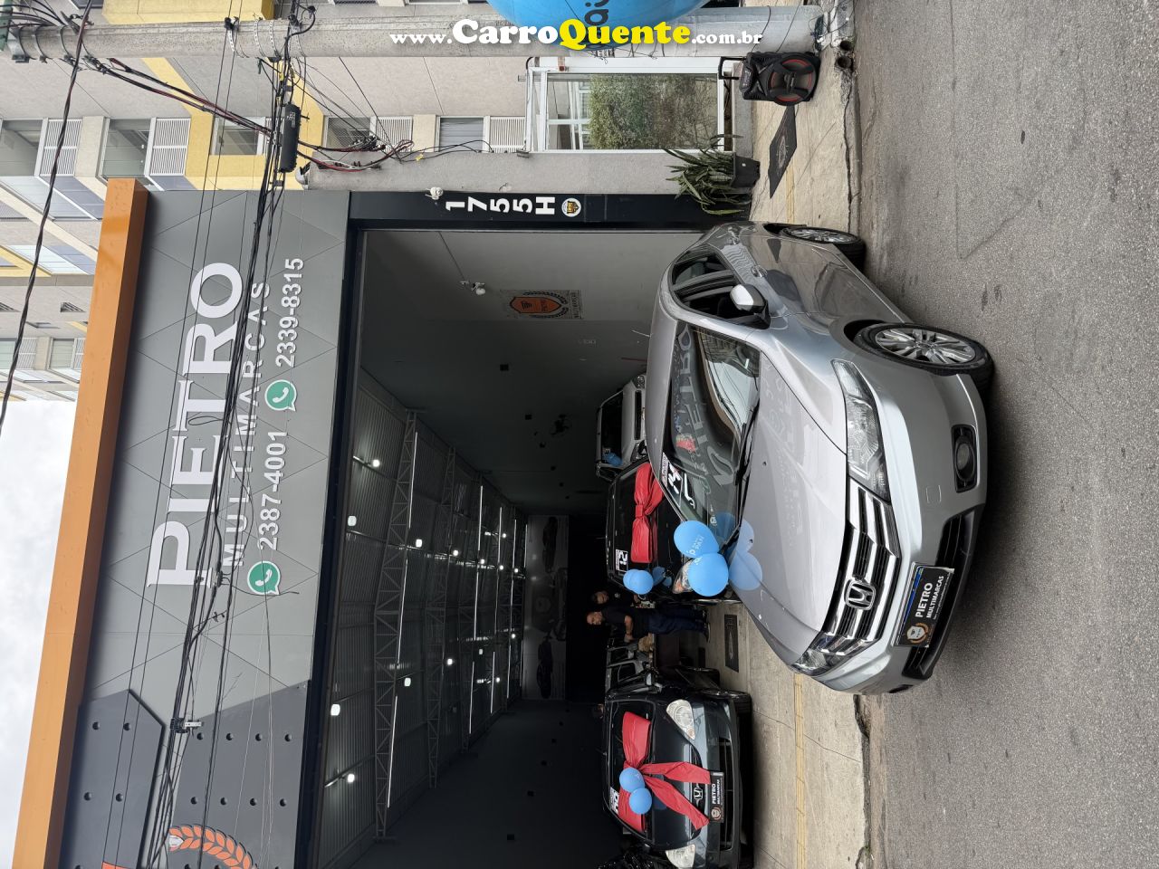HONDA   CITY SEDAN LX 1.5 FLEX 16V 4P AUT.   CINZA 2014 1.5 FLEX - Loja