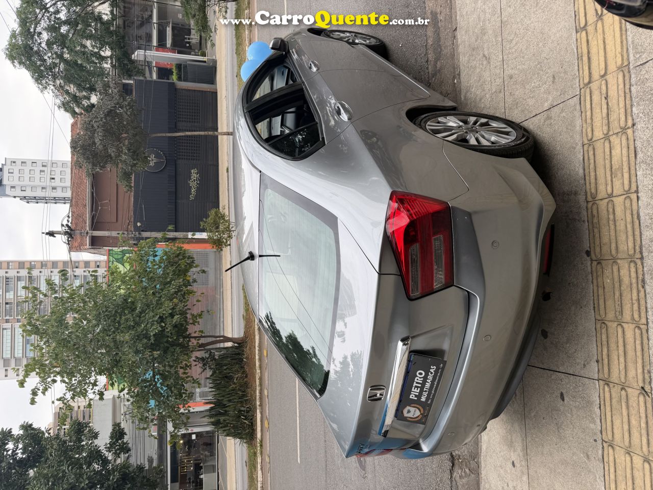 HONDA   CITY SEDAN LX 1.5 FLEX 16V 4P AUT.   CINZA 2014 1.5 FLEX - Loja