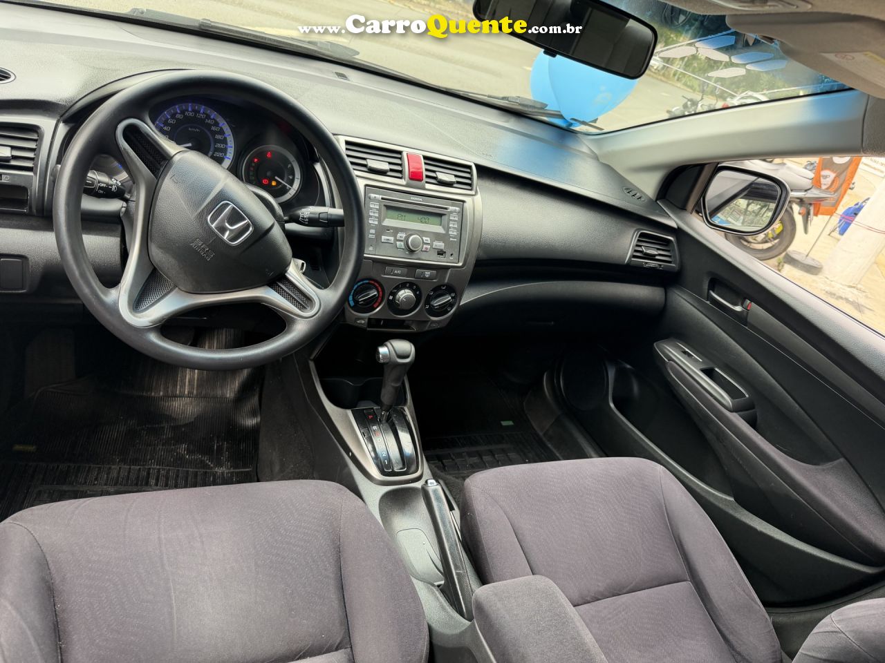 HONDA   CITY SEDAN LX 1.5 FLEX 16V 4P AUT.   CINZA 2014 1.5 FLEX - Loja