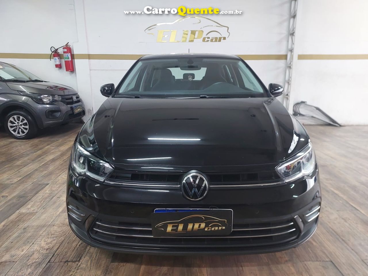 VOLKSWAGEN   POLO HIGHLINE TSI 1.0 FLEX 12V AUT.   PRETO 2023 1.0 FLEX - Loja