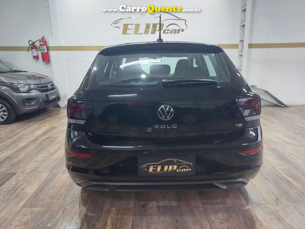 VOLKSWAGEN   POLO HIGHLINE TSI 1.0 FLEX 12V AUT.   PRETO 2023 1.0 FLEX - Loja