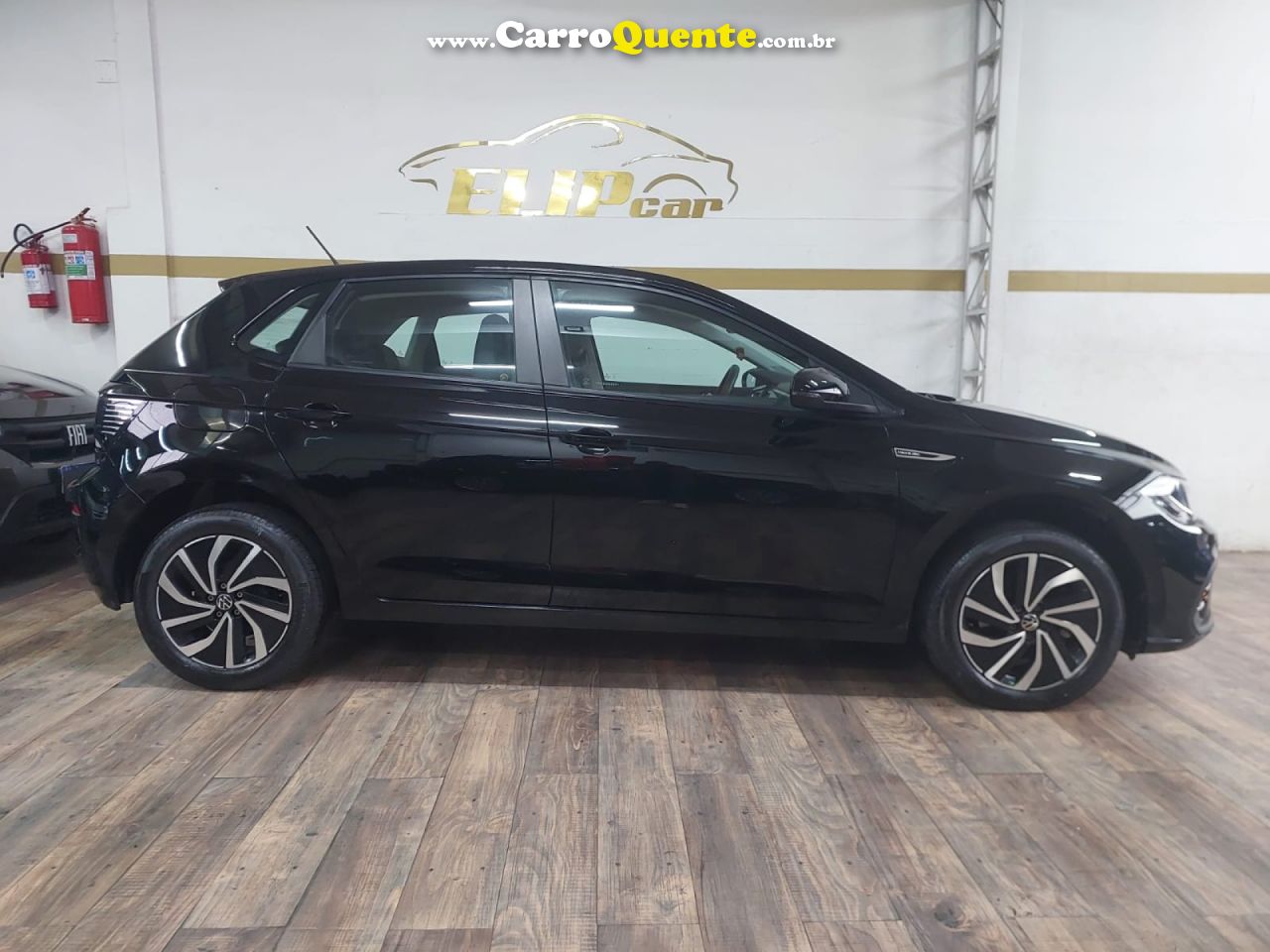 VOLKSWAGEN   POLO HIGHLINE TSI 1.0 FLEX 12V AUT.   PRETO 2023 1.0 FLEX - Loja