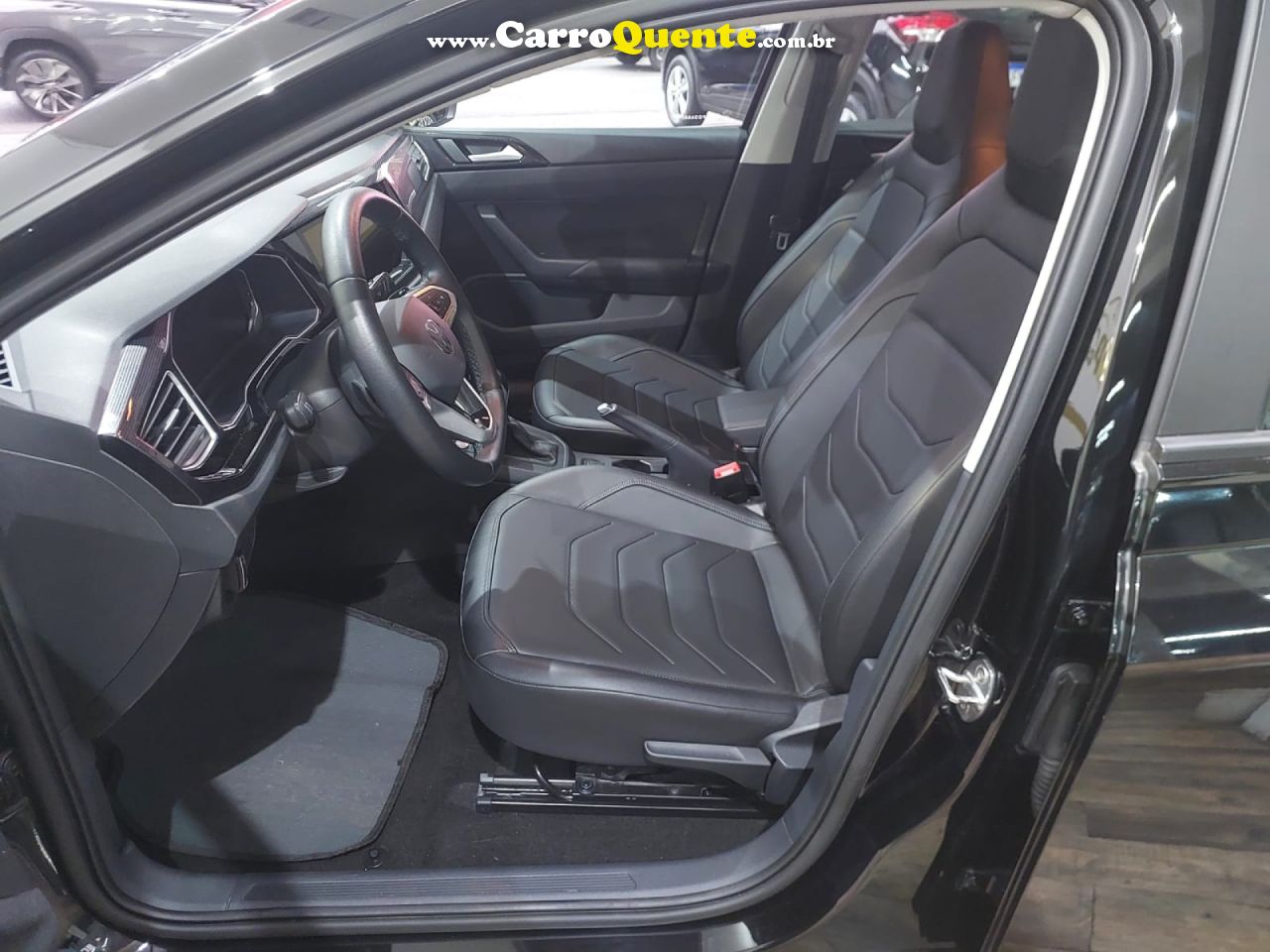 VOLKSWAGEN   POLO HIGHLINE TSI 1.0 FLEX 12V AUT.   PRETO 2023 1.0 FLEX - Loja