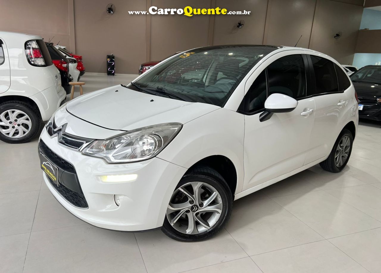 CITROËN   C3 TENDANCE 1.5 FLEX 8V 5P MEC.   BRANCO 2015 1.5 FLEX - Loja