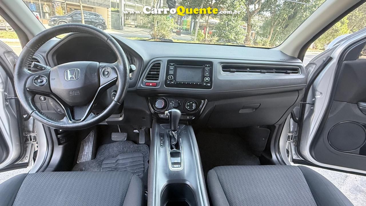 HONDA   HR-V EX 1.8 FLEXONE 16V 5P AUT.   PRATA 2016 1.8 FLEX - Loja