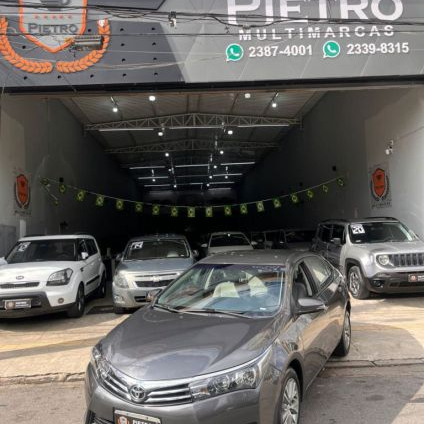 TOYOTA   COROLLA XEI 2.0 FLEX 16V AUT.   CINZA 2015 2.0 FLEX