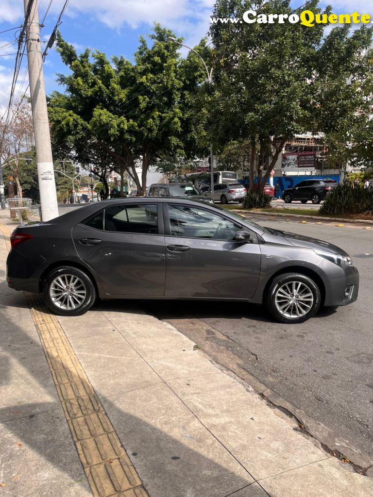 TOYOTA   COROLLA XEI 2.0 FLEX 16V AUT.   CINZA 2015 2.0 FLEX - Loja