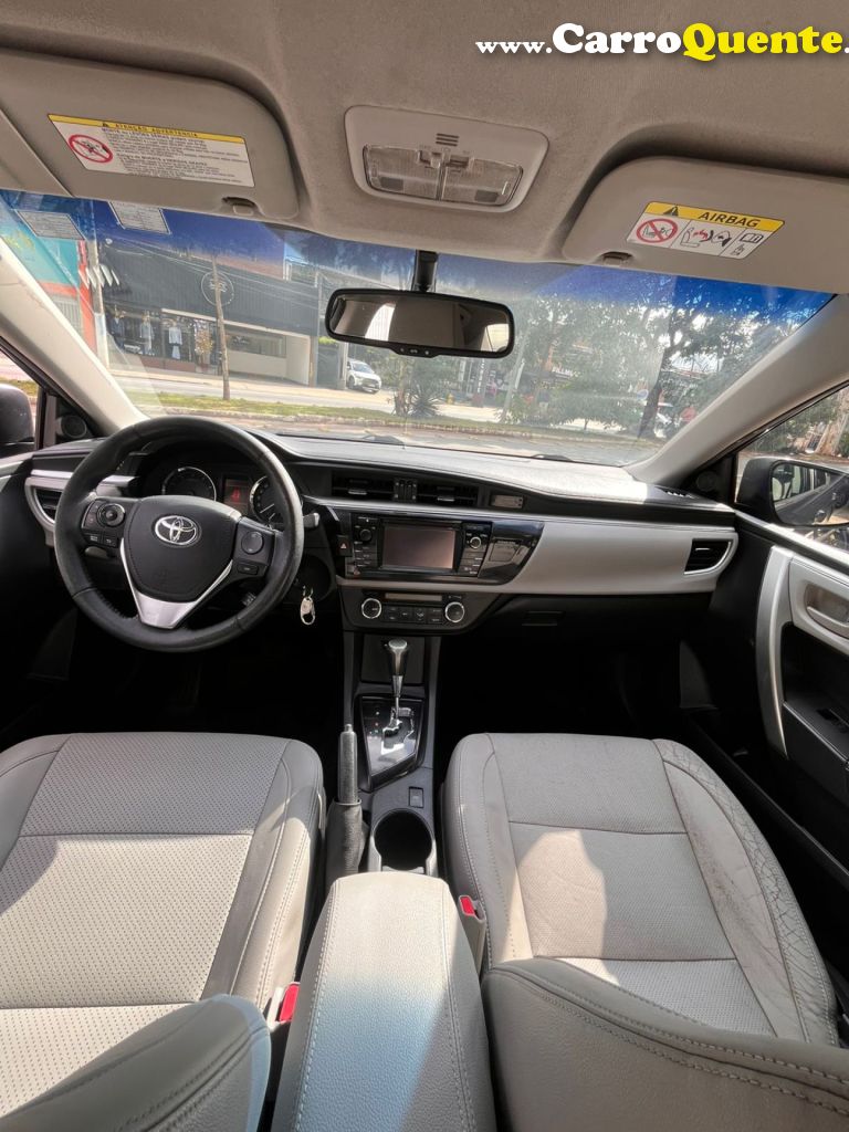 TOYOTA   COROLLA XEI 2.0 FLEX 16V AUT.   CINZA 2015 2.0 FLEX - Loja