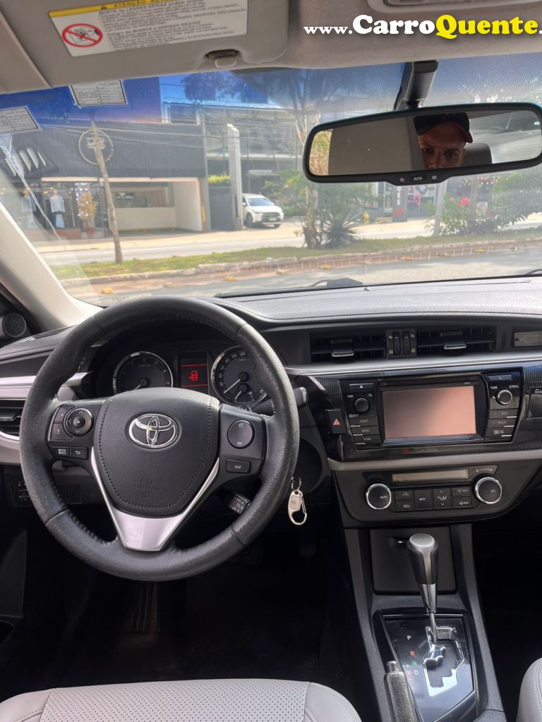 TOYOTA   COROLLA XEI 2.0 FLEX 16V AUT.   CINZA 2015 2.0 FLEX - Loja
