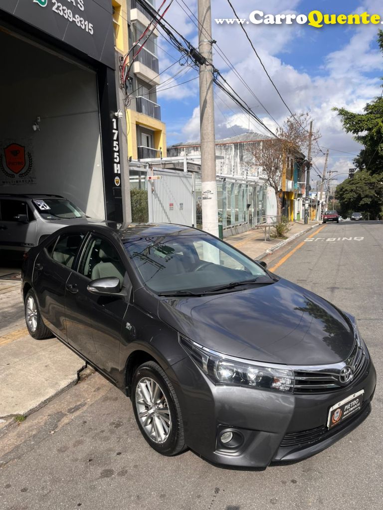 TOYOTA   COROLLA XEI 2.0 FLEX 16V AUT.   CINZA 2015 2.0 FLEX - Loja