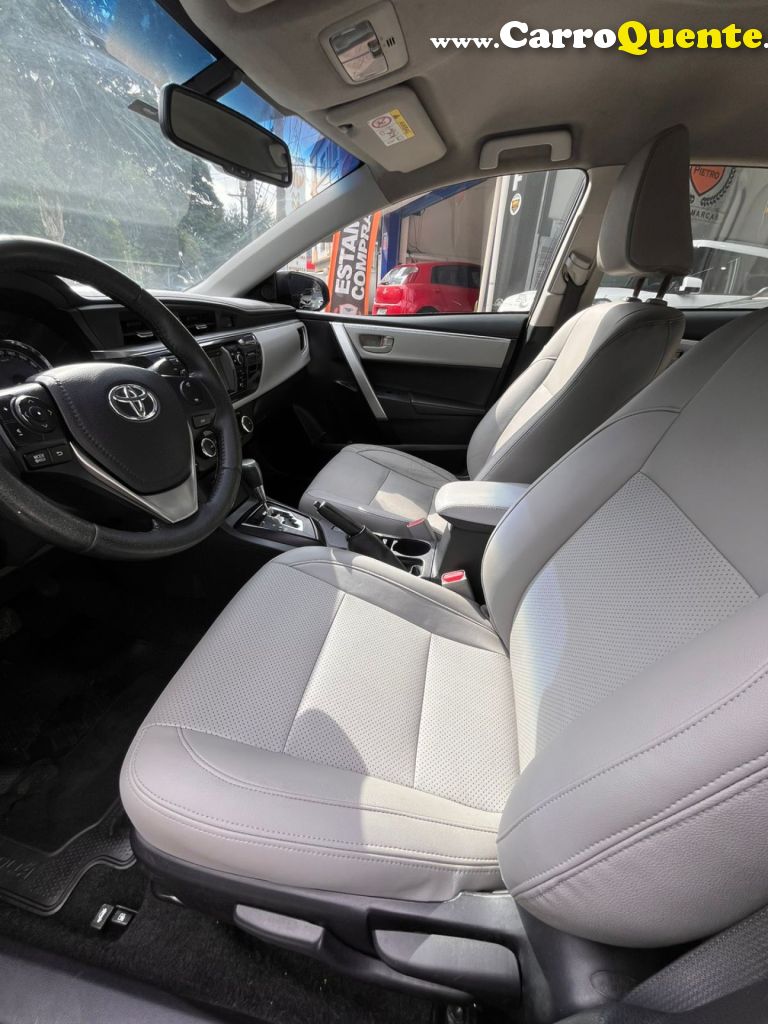 TOYOTA   COROLLA XEI 2.0 FLEX 16V AUT.   CINZA 2015 2.0 FLEX - Loja