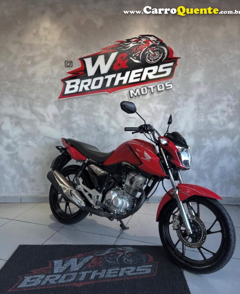 HONDA   HONDACG 160 FAN   VERMELHO 2023 160 FLEX - Loja