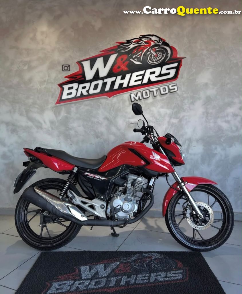 HONDA   HONDACG 160 FAN   VERMELHO 2023 160 FLEX - Loja