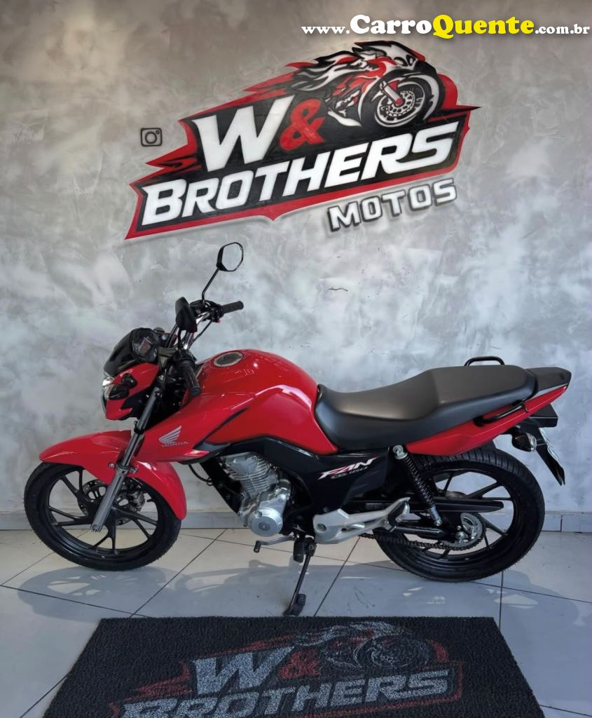 HONDA   HONDACG 160 FAN   VERMELHO 2023 160 FLEX - Loja