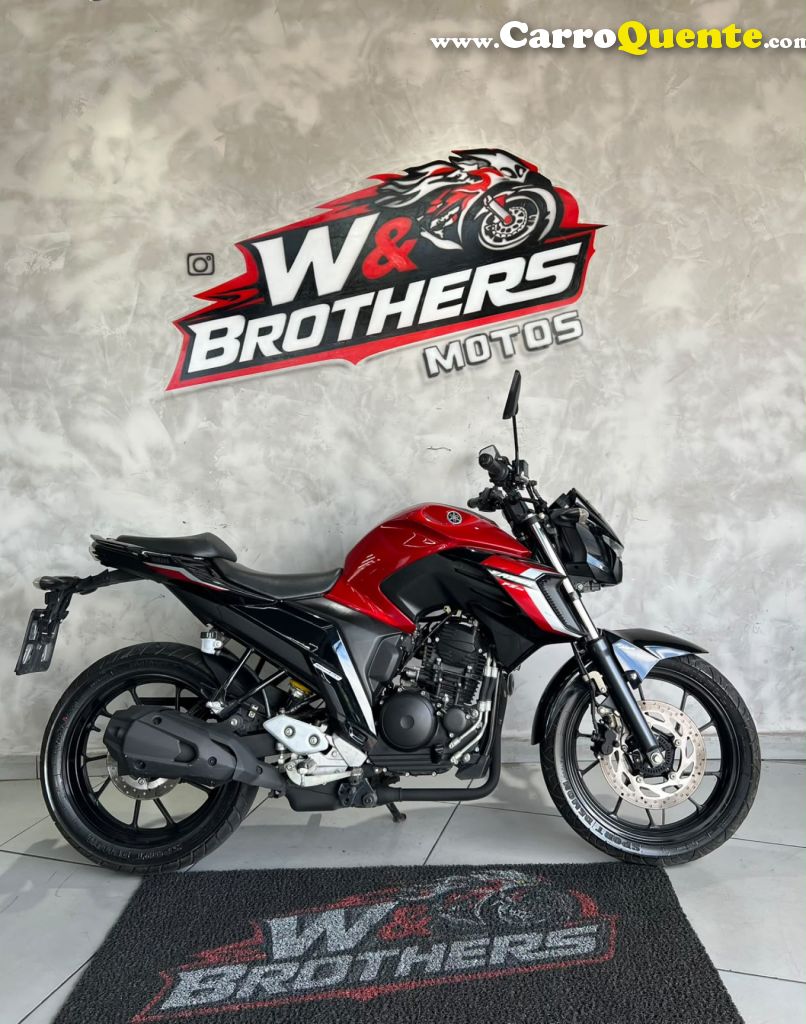 YAMAHA    FZ25   VERMELHO 2024 250CC FLEX - Loja