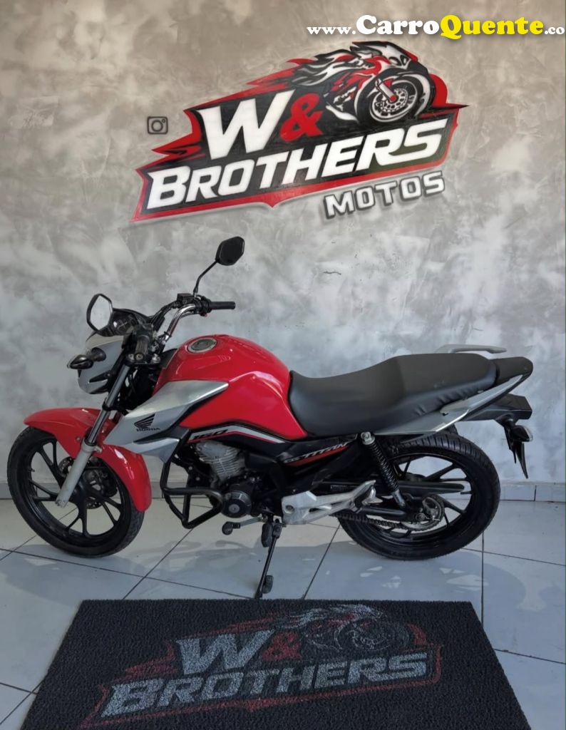 HONDA   HONDACG 160 TITAN   VERMELHO 2022 160 GASOLINA - Loja
