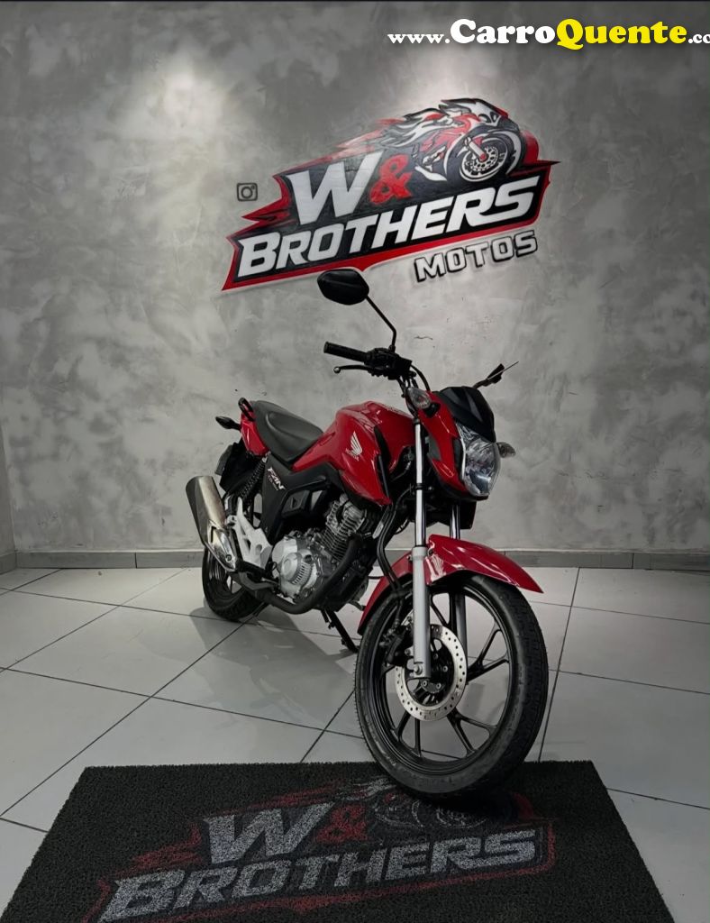 HONDA   CG 160 FAN FLEX   VERMELHO 2024 160 FLEX - Loja