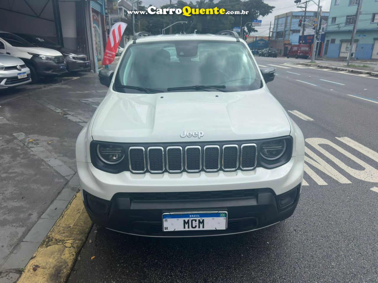 JEEP   RENEGADE LONG. T270 1.3 TB 4X2 FLEX AUT.   BRANCO 2025 1.3 FLEX - Loja