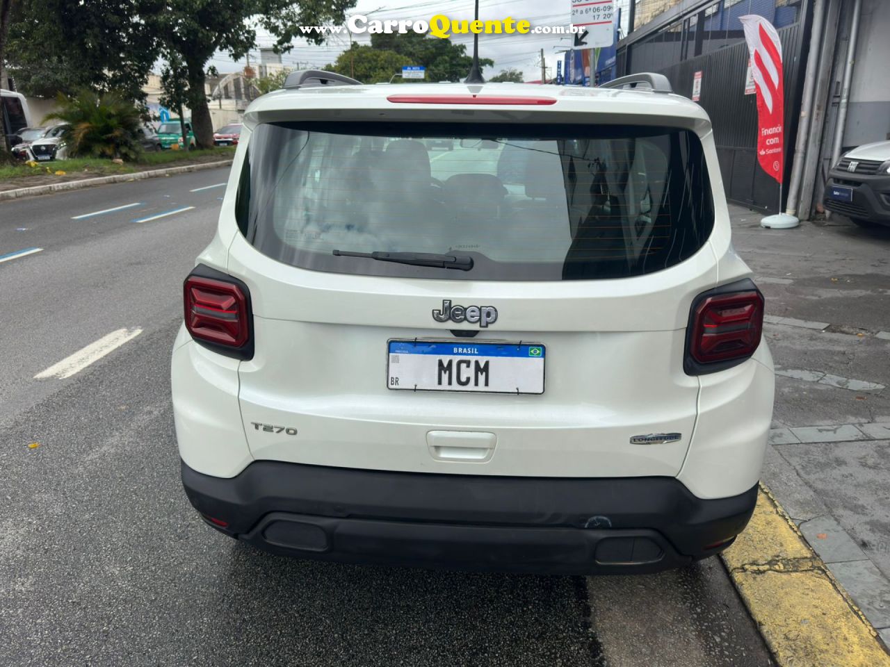JEEP   RENEGADE LONG. T270 1.3 TB 4X2 FLEX AUT.   BRANCO 2025 1.3 FLEX - Loja