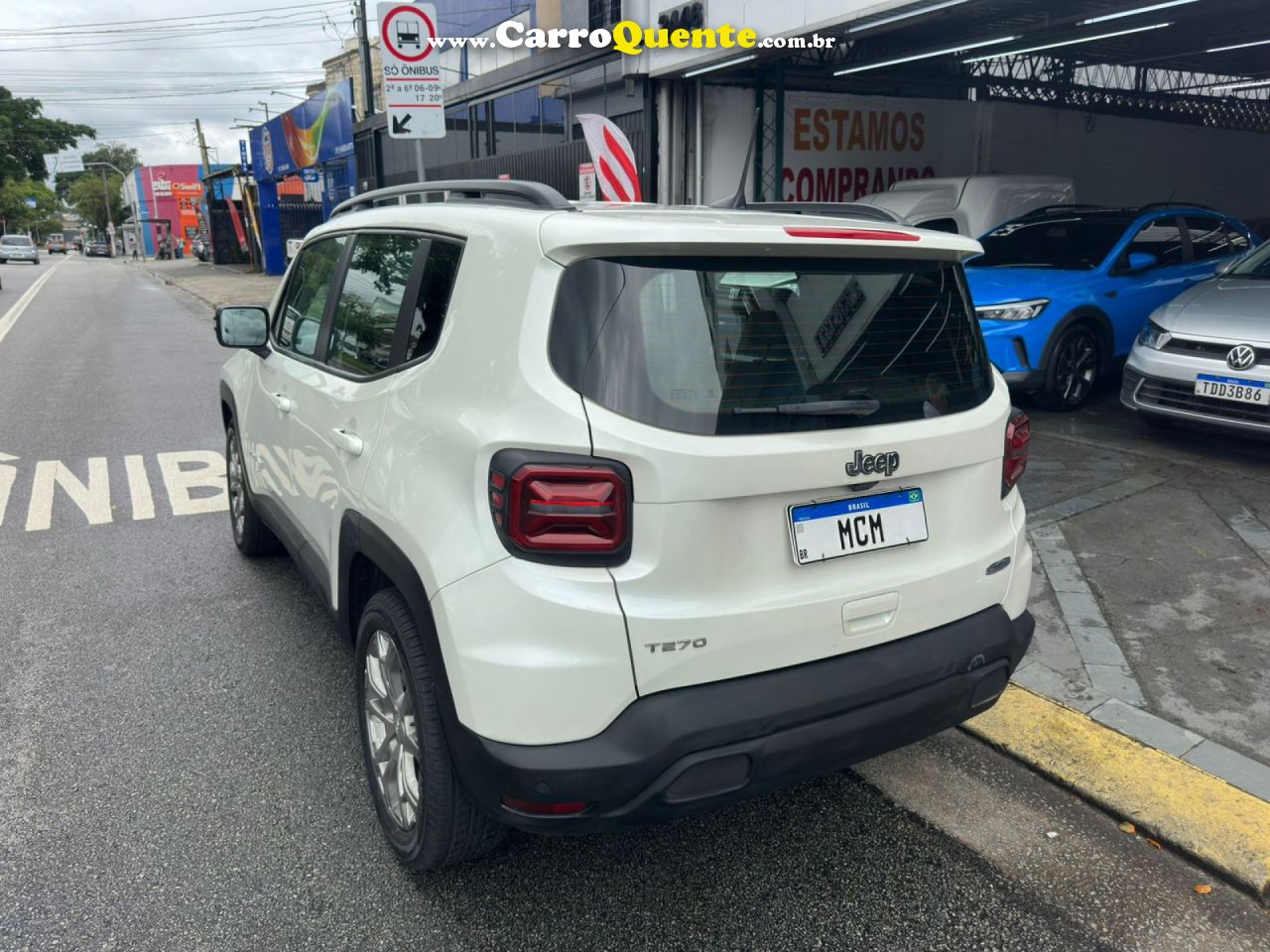 JEEP   RENEGADE LONG. T270 1.3 TB 4X2 FLEX AUT.   BRANCO 2025 1.3 FLEX - Loja