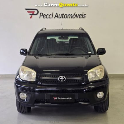 TOYOTA   RAV4 2.0 4X4 16V AUT.   PRETO 2005 2.0 GASOLINA