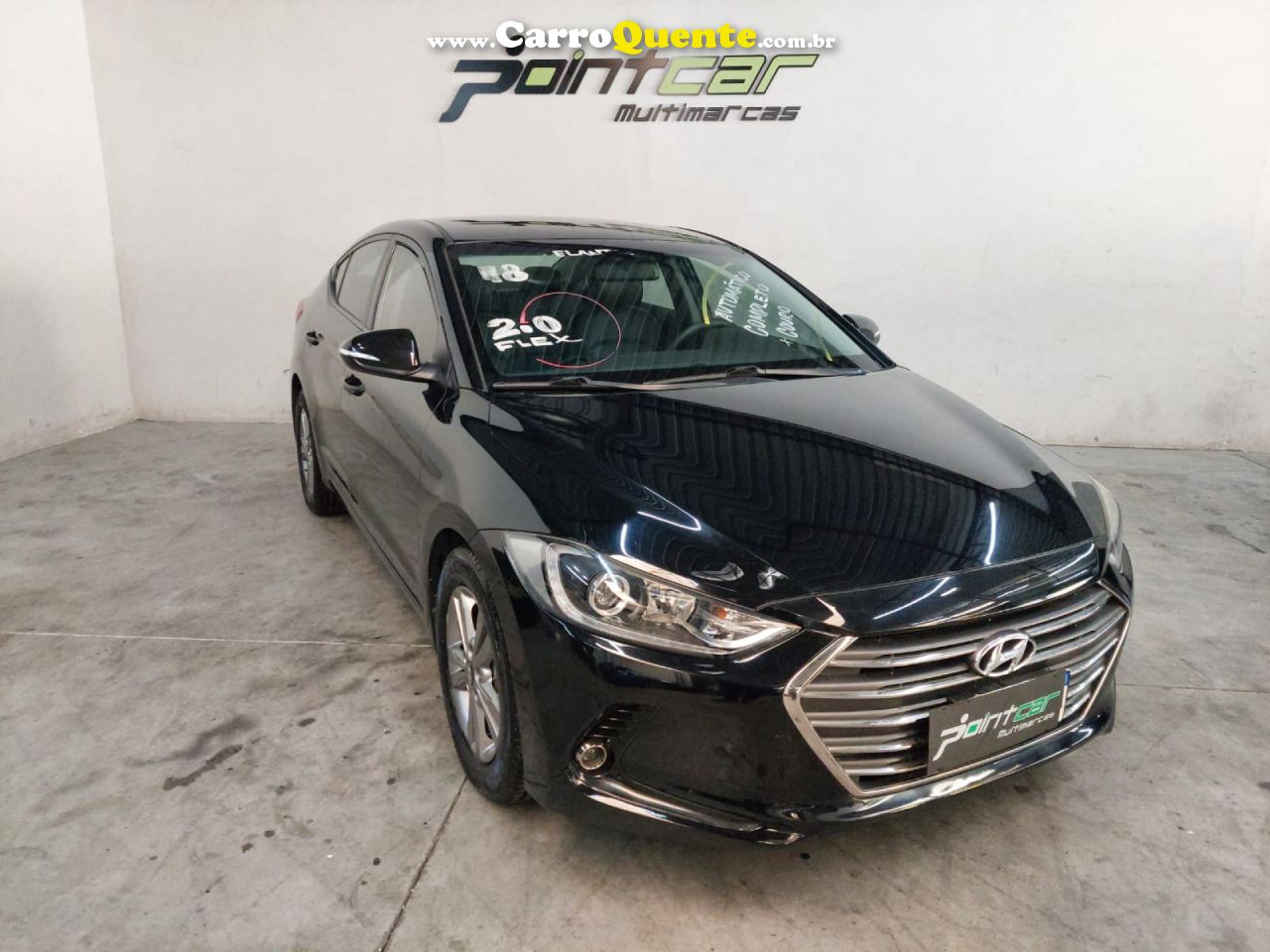 HYUNDAI   ELANTRA 2.0 16V FLEX AUT.   PRETO 2018 2.0 FLEX - Loja