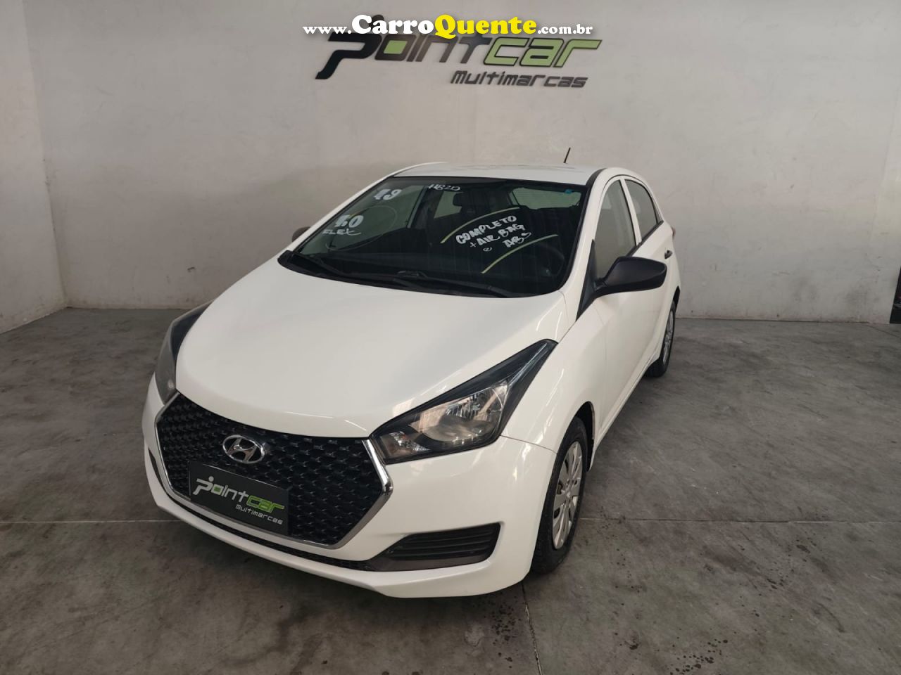 HYUNDAI   HB20S UNIQUE 1.0 FLEX 12V MEC.   BRANCO 2019 1.0 FLEX - Loja